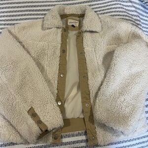 Universal Thread Tan Teddy Jacket